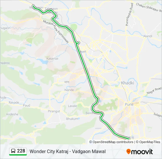 228 Bus Line Map