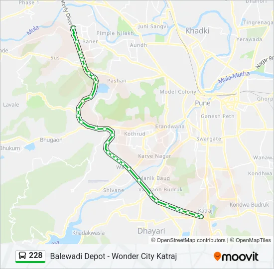 228 Bus Line Map