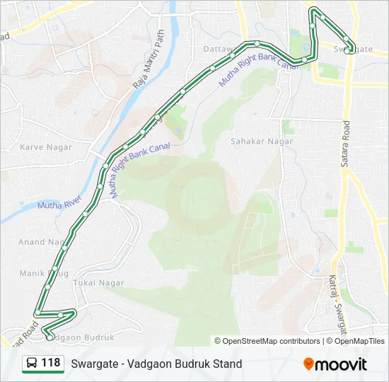 118 Bus Line Map