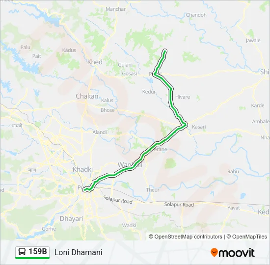 159B Bus Line Map