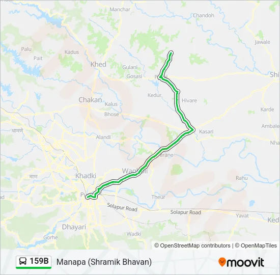 159B Bus Line Map