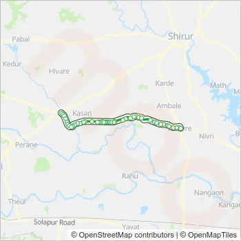 164A Bus Line Map