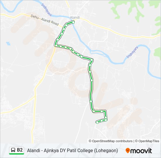 B2 Bus Line Map