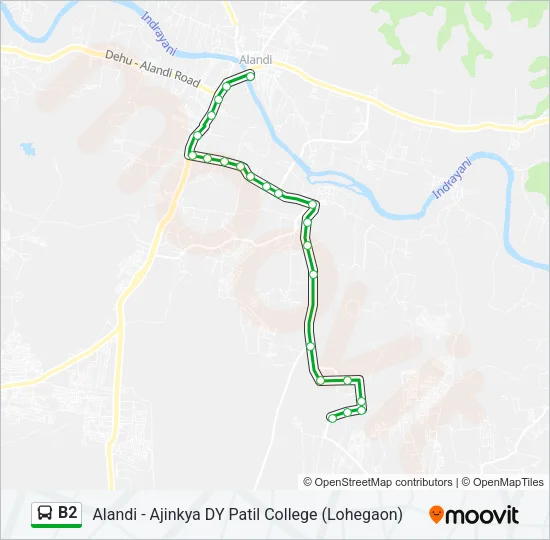 B2 Bus Line Map