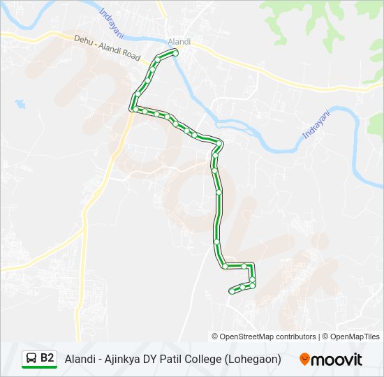 B2 Bus Line Map