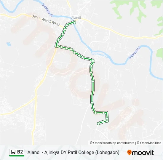 B2 Bus Line Map