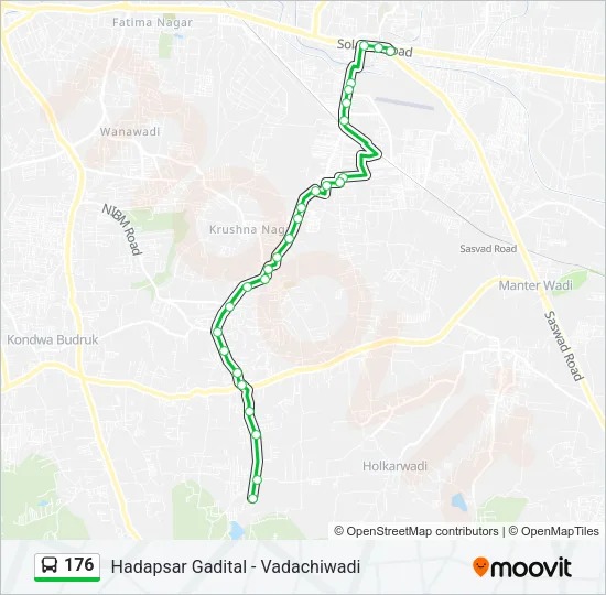 176 Bus Line Map