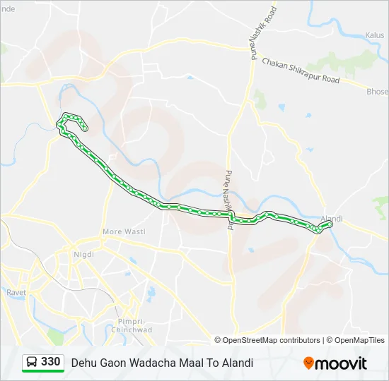 330 Bus Line Map