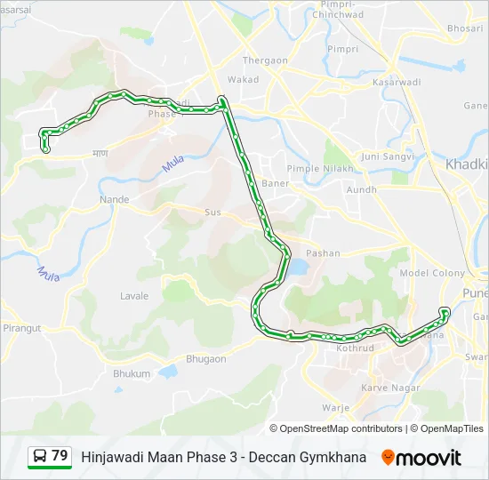79 Bus Line Map