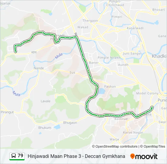 79 Bus Line Map