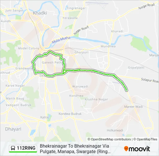 112RING Bus Line Map