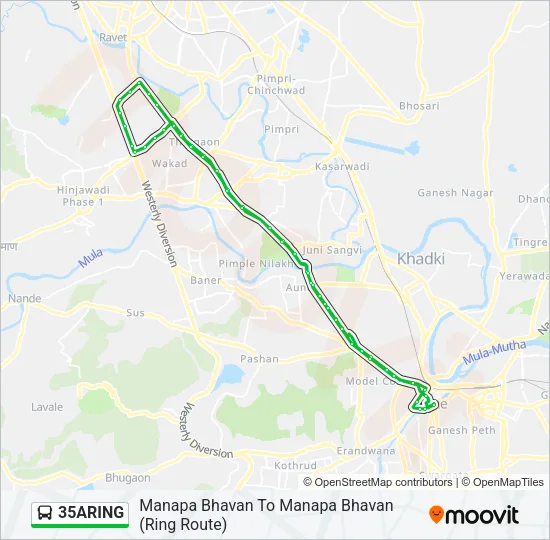 35ARING Bus Line Map