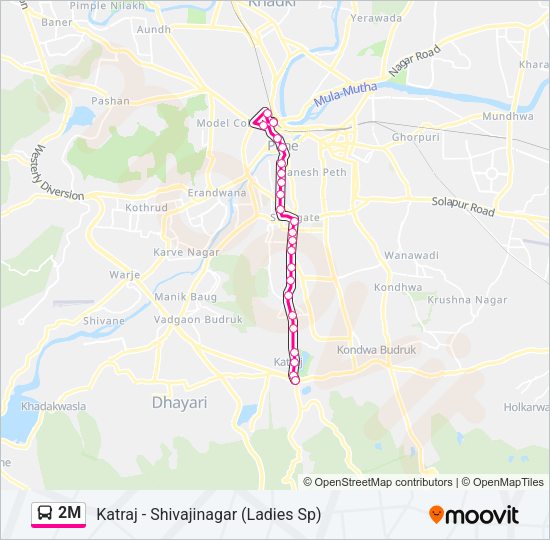 2M Bus Line Map