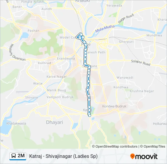 2M Bus Line Map