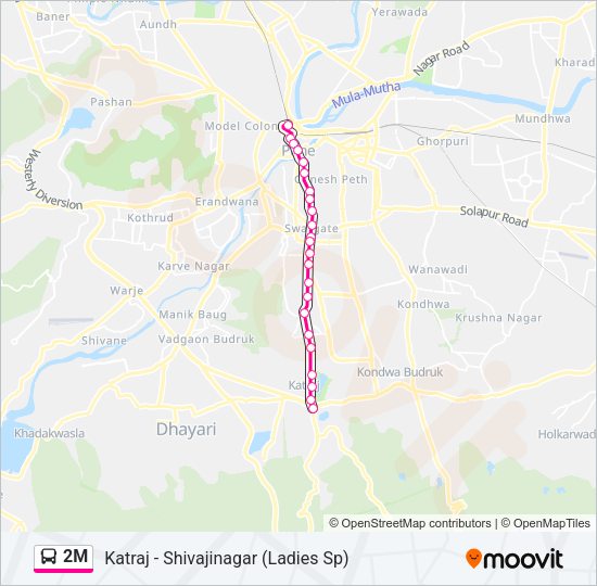 2M Bus Line Map