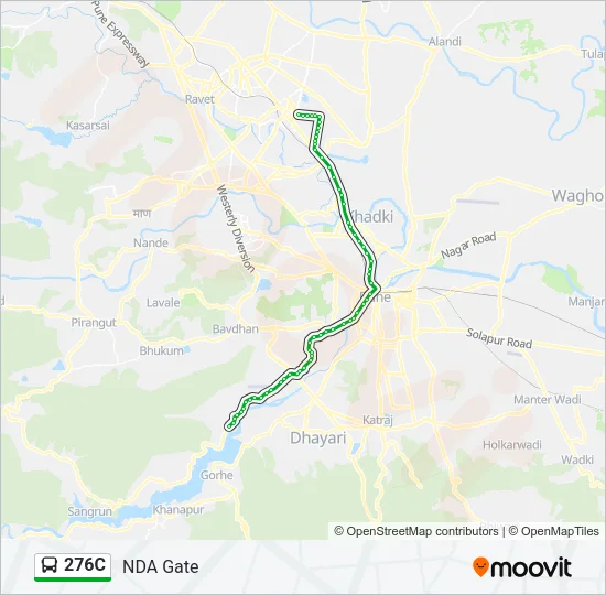 276C Bus Line Map