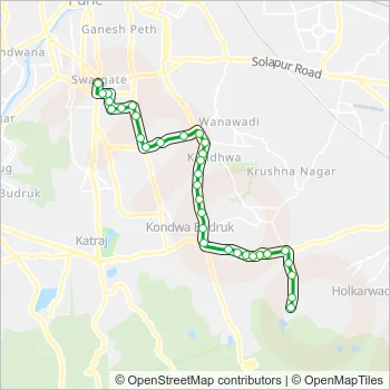 22 Bus Line Map