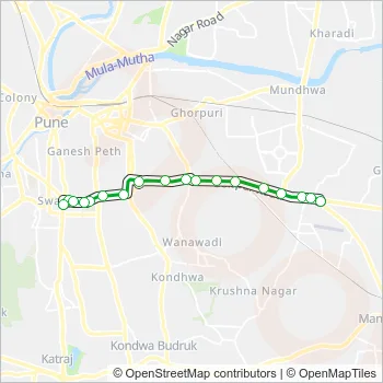 301C Bus Line Map