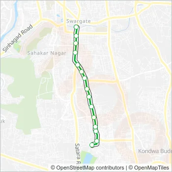 MS-13A Bus Line Map