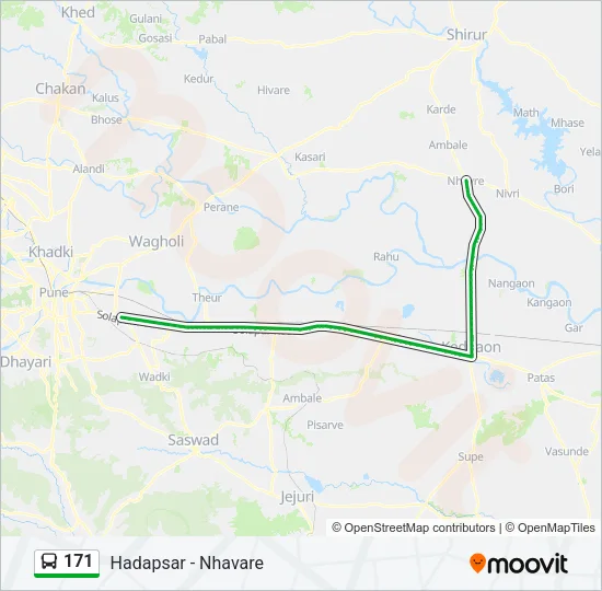 171 Bus Line Map