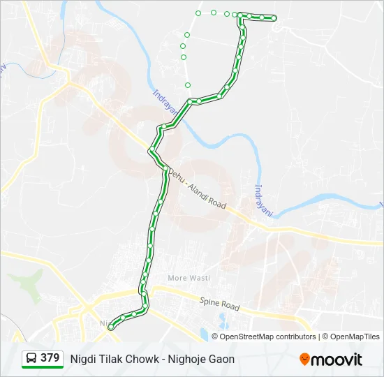 379 Bus Line Map