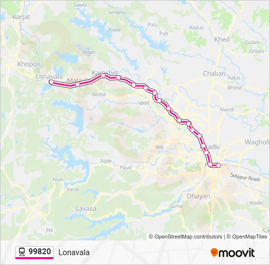 99820 Train Line Map