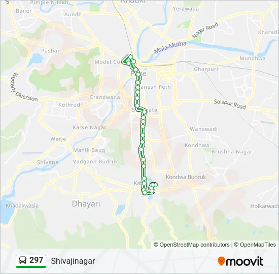 297 Bus Line Map