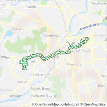 81 Bus Line Map