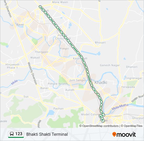 123 Bus Line Map