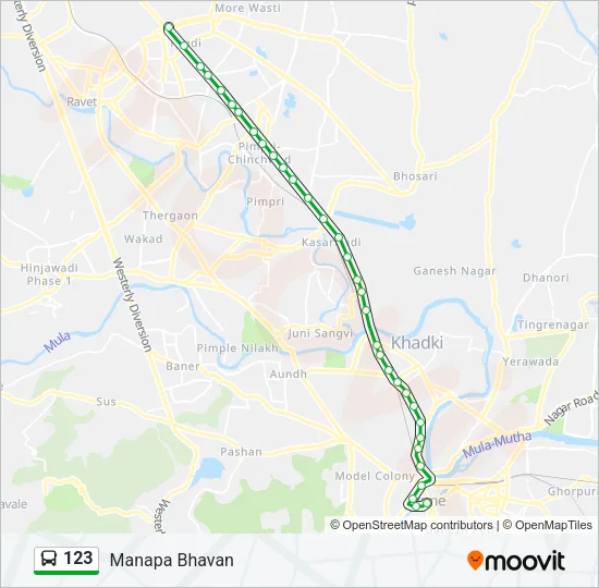 123 Bus Line Map