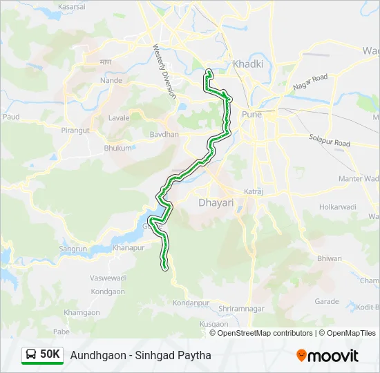 50K Bus Line Map