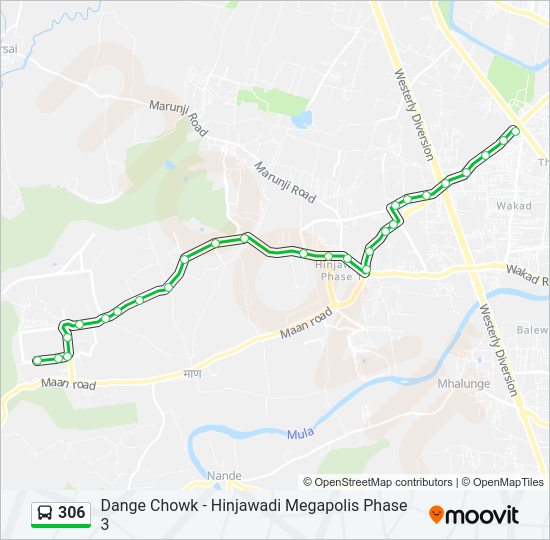 306 Bus Line Map