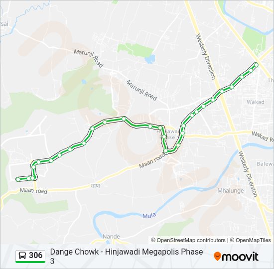 306 Bus Line Map