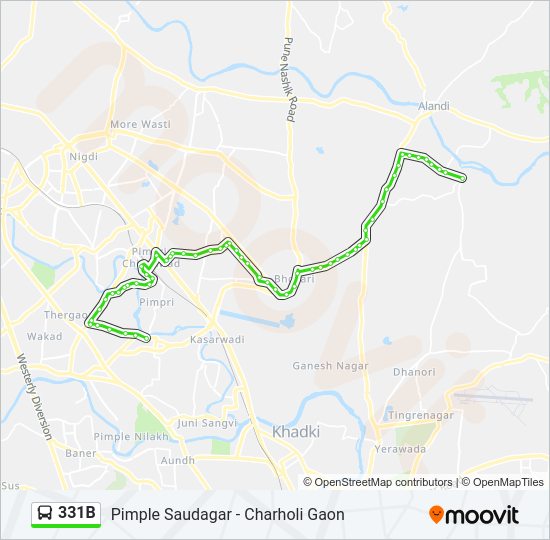 331B bus Line Map