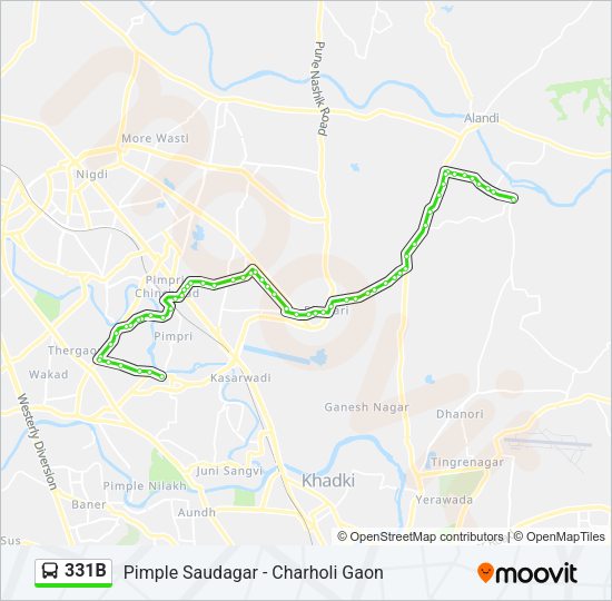 331B Bus Line Map