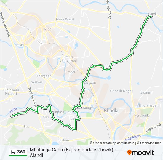 360 Bus Line Map