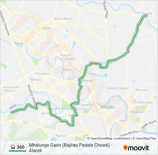 360 Bus Line Map