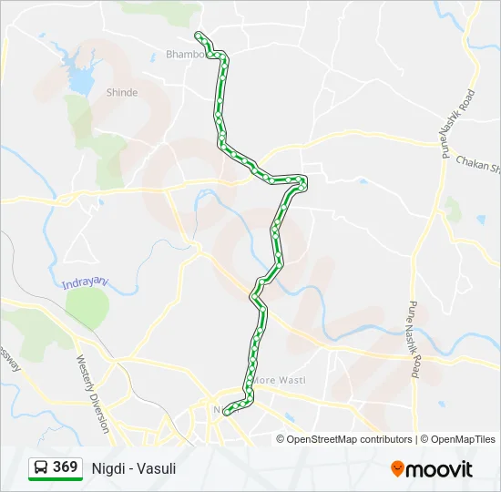 369 Bus Line Map