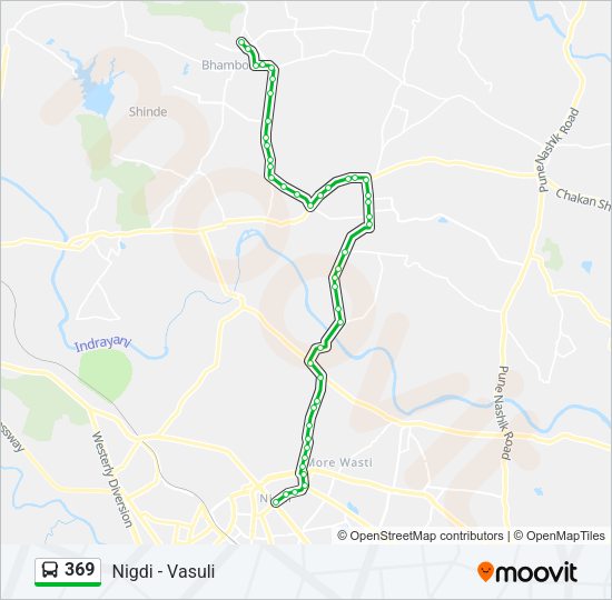 369 Bus Line Map