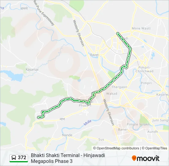 372 Bus Line Map