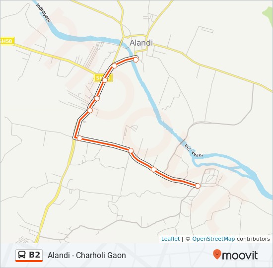 B2 Bus Line Map