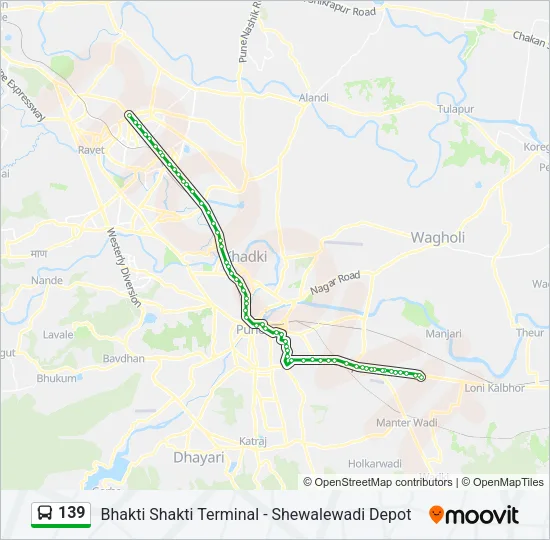 139 Bus Line Map