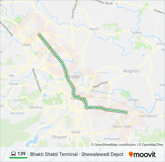 139 Bus Line Map