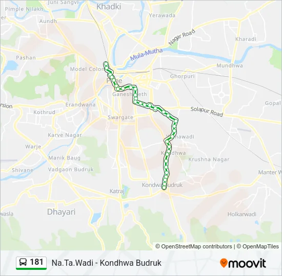 181 Bus Line Map