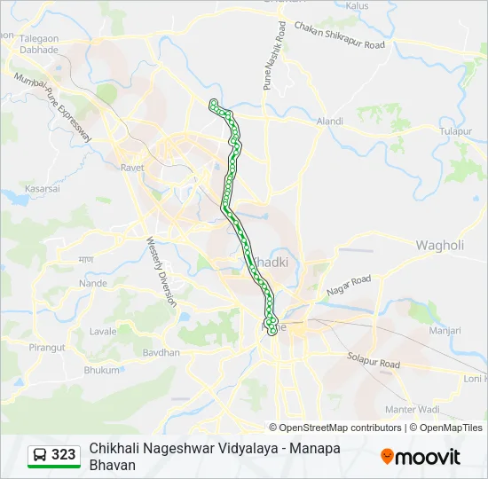 323 Bus Line Map