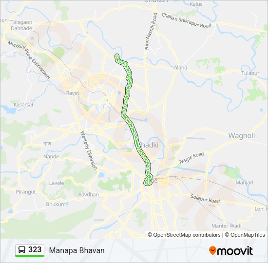 323 Bus Line Map