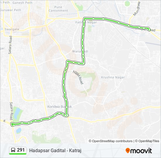 291 Route Schedules, Stops & Maps Hadapsar Gadital (Updated)