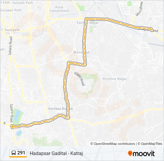 291 Route Schedules, Stops & Maps Hadapsar Gadital (Updated)