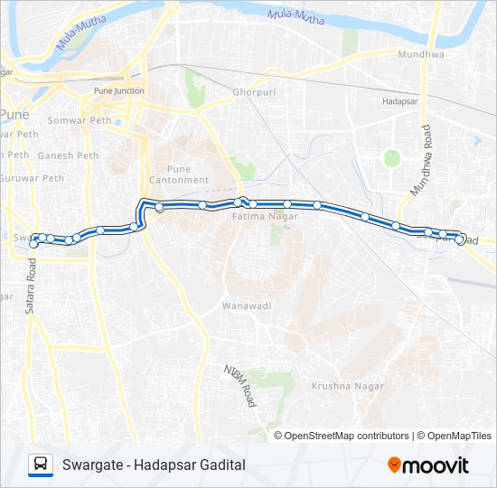 RATRANI 3 bus Line Map