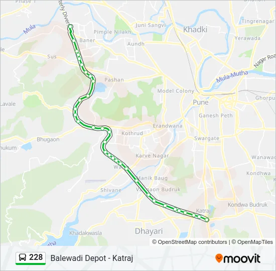 228 Bus Line Map